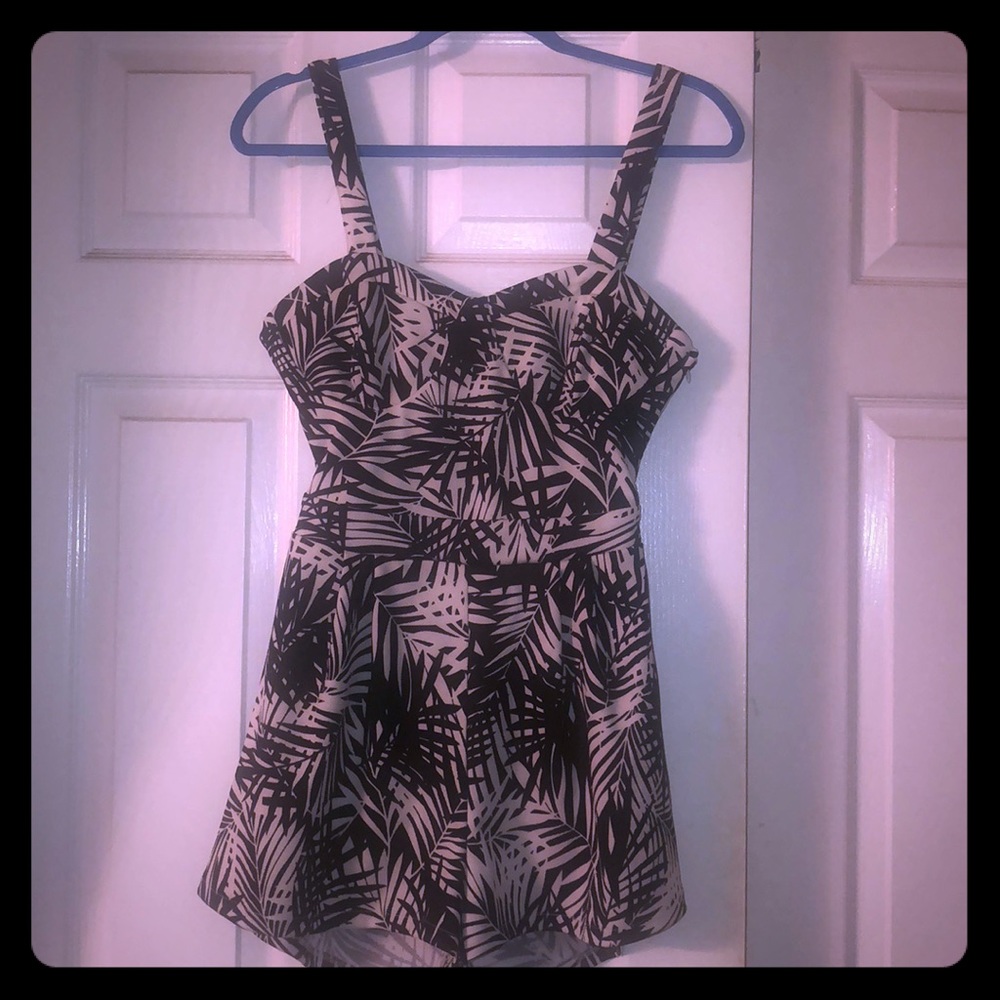 Black and white playsuit